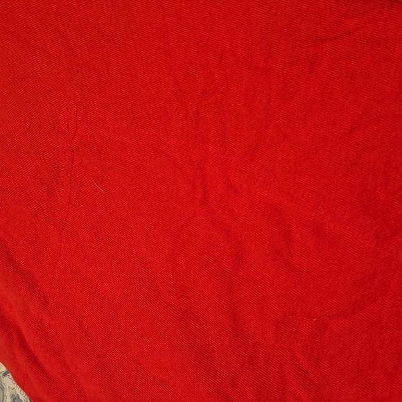 New Free People Beach Red Oversized T-Shirt Extreme Mini Dress In Red Atlas - Picture 4 of 6